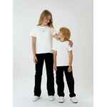 Футболка детская T-BOLKA KIDS, белая (теплый оттенок), 14 лет