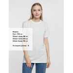 Футболка T-BOLKA 160, белая (теплый оттенок), размер S