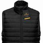 Жилет компактный мужской STAVANGER черный с серым, размер S