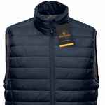 Жилет компактный мужской STAVANGER темно-синий с серым, размер M