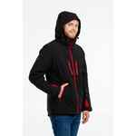 Куртка-трансформер мужская MATRIX черная с красным, размер S