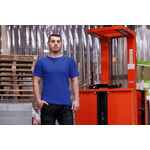 Футболка T-BOLKA 180, светлый меланж, размер S