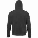 Толстовка унисекс SPENCER, черный меланж, размер XXL