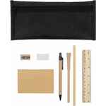 Канцелярский набор SCRIBE, с блокнотом, черный