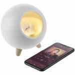 Беспроводная лампа-колонка RIGHT MEOW, белая