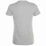 Футболка женская «Ты у меня вот здесь», серый меланж, размер M