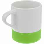 Кружка с силиконовой подставкой PROTEGE, зеленое яблоко