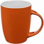 Кружка с ложкой CHEER UP, VER.2, оранжевая
