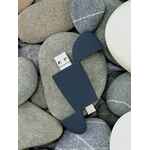 Флешка PEBBLE UNIVERSAL, USB 3.0, серо-синяя, 32 Гб
