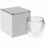 Стакан с двойными стенками GLASS BUBBLE, бесцветный