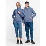 Толстовка унисекс STELLAR, синяя, размер XS