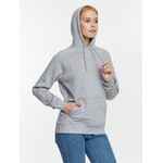 Толстовка унисекс STELLAR, серый меланж, размер XS