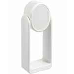 Настольная лампа с зеркалом и беспроводной зарядкой TYRO, белая