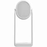 Настольная лампа с зеркалом и беспроводной зарядкой TYRO, белая