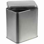 Коробка прямоугольная JARRA, серебристая