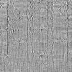 Плед TRENZA, светло-серый