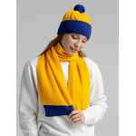 Шарф SNAPPY, желтый с синим