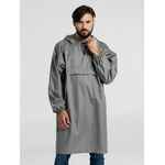 Дождевик-анорак HARD WORK, серый, единый размер