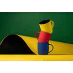 Кружка SURPRISE TOUCH BLACK с покрытием софт-тач, желтая