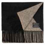 Шарф CHARMING, черный с бежевым