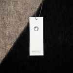 Шарф CHARMING, черный с бежевым