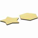 Стела CONSTANTA DARK, с золотистым шестигранником