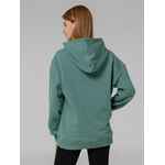 Худи оверсайз KULONGA COMFORT, серо-зеленое, размер XS/S