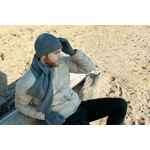 Шарф BERNARD, серый меланж