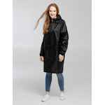 Дождевик с карманами «Плащ, плащ», черный, размер XL