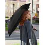 Зонт наоборот STYLE, трость, черный