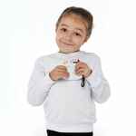 Набор HOBBY с цветными карандашами, ластиком и точилкой, белый