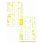 Набор масок для лица с термонаклейками CRAZY WORLD