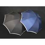 Зонт-трость светоотражающий REFLECT, черный