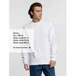 Свитшот унисекс COLUMBIA, белый, размер XS