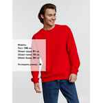 Свитшот унисекс COLUMBIA, красный, размер XS