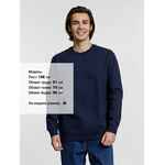 Свитшот унисекс COLUMBIA, темно-синий, размер M