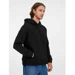 Худи оверсайз унисекс TOLLA, черное, размер XL/2XL