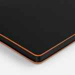 Ежедневник TRAIT, недатированный, черный с оранжевым