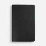 Ежедневник TRAIT, недатированный, черный с голубым