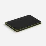 Ежедневник TRAIT, недатированный, черный с желтым