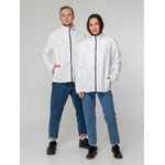 Куртка флисовая унисекс MANAKIN, белая, размер ХS/S