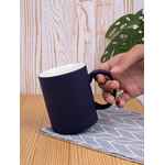 Кружка PROMO SOFT с покрытием софт-тач, темно-синяя