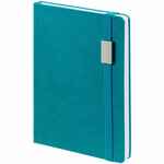 Ежедневник NOVA METAL, недатированный, бирюзовый
