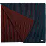 Шарф NOBILIS, бирюзовый с терракотовым