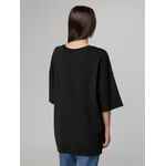 Футболка унисекс оверсайз CROSSTOWN, черная, размер M