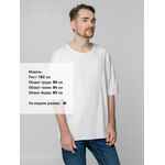 Футболка унисекс оверсайз CROSSTOWN, белая, размер S