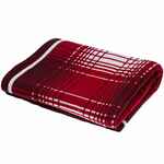 Плед DUOTONE, красный с белым