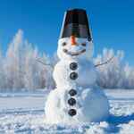 Набор для лепки снеговика «Все по-взрослому», без шарфа