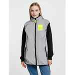 Жилет двусторонний MANIFEST из светоотражающей ткани, серый, размер XS/S