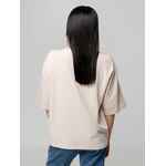 Футболка унисекс оверсайз STREET VIBES, бежевая, размер XS/S